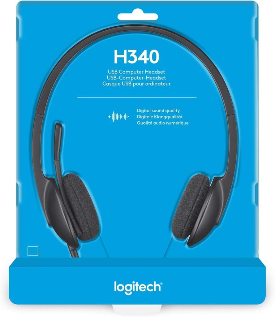 Logitech H340 USB Kablolu Kulak Üstü Kulaklık Teşhir