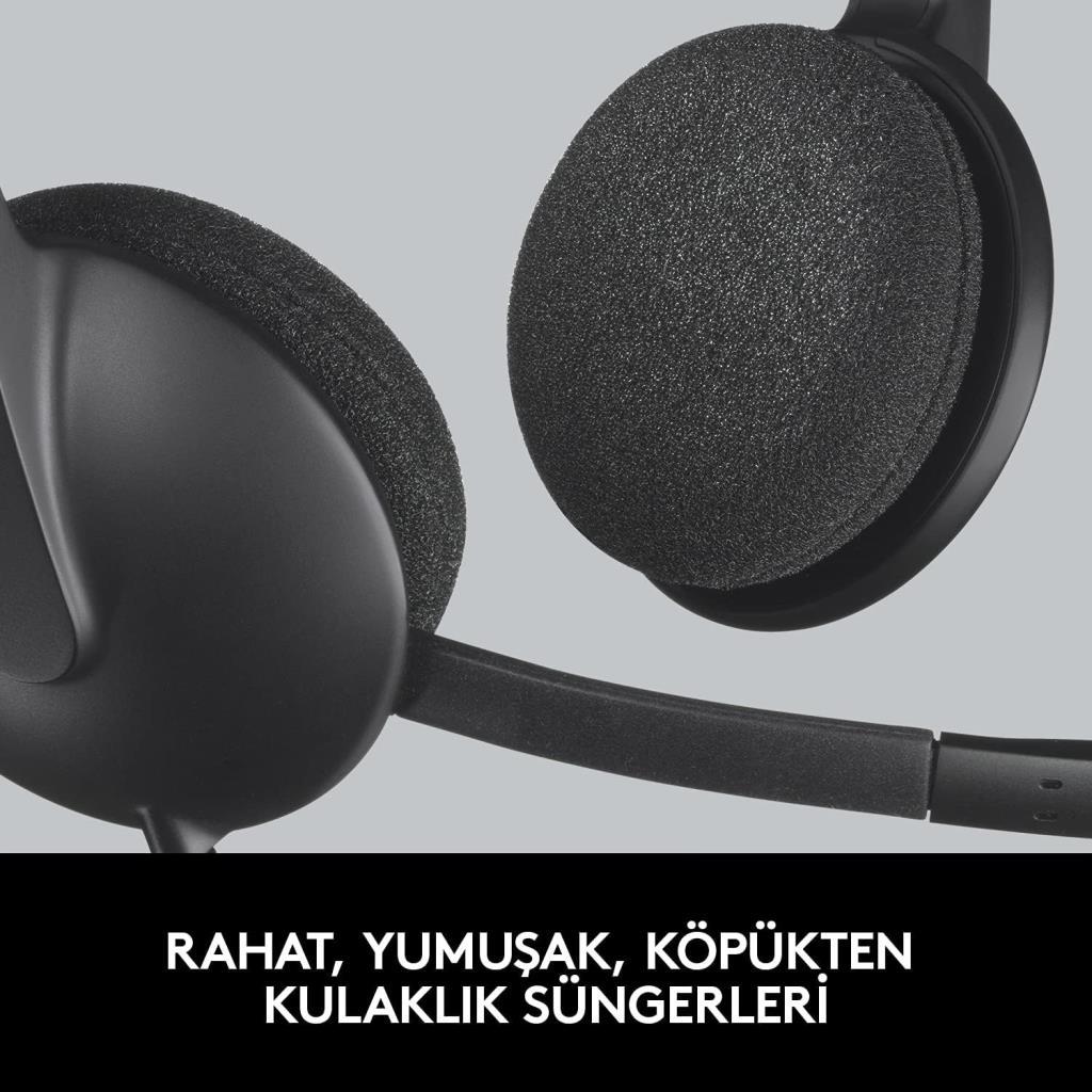 Logitech H340 USB Kablolu Kulak Üstü Kulaklık Teşhir