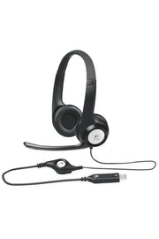 Logitech H390 Siyah USB Kablolu Kulak Üstü Kulaklık Outlet