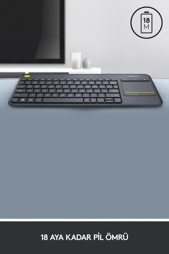 Logitech K400 Plus 920-007149 Siyah Q Kablosuz Klavye Teşhir