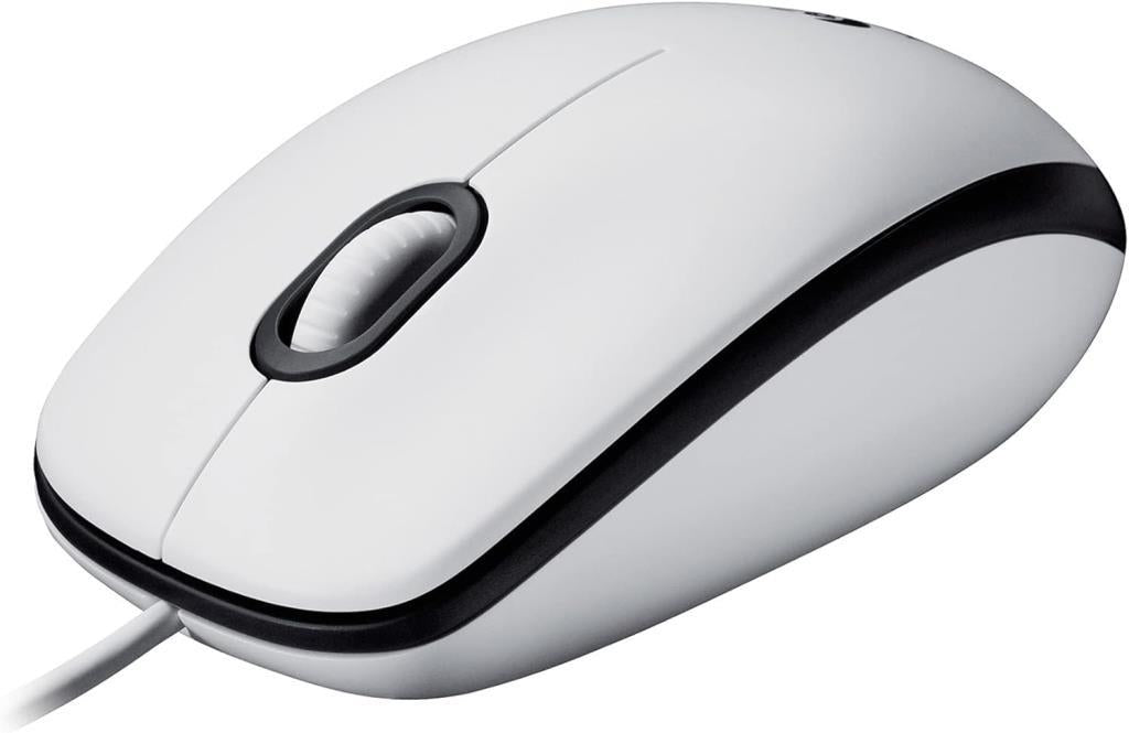 Logitech M100 910-006764 Beyaz Optik Kablolu Mouse - Teşhir