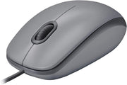 Logitech M110 910-005490 Gri Sessiz Optik Kablolu Mouse Teşhir