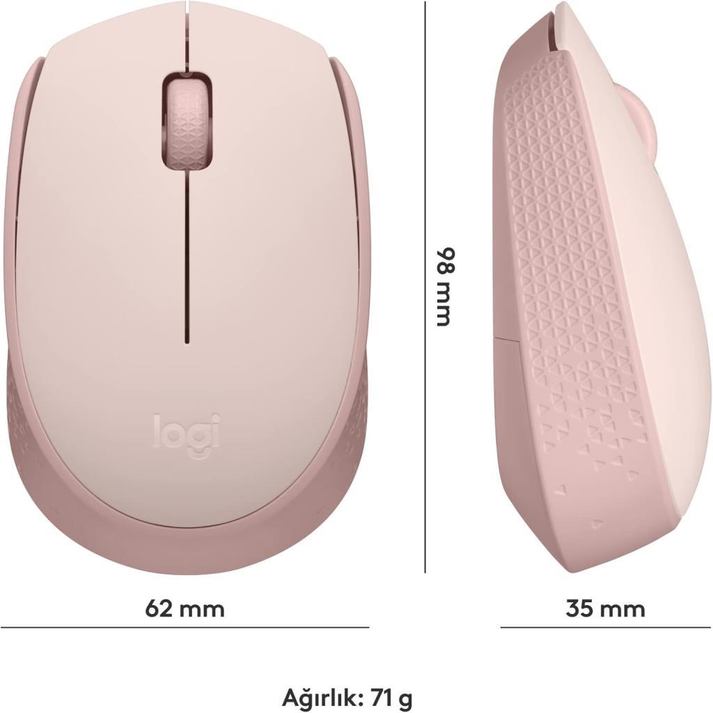 Logitech M171 910-006865 Pembe Optik Kablosuz Mouse Teşhir