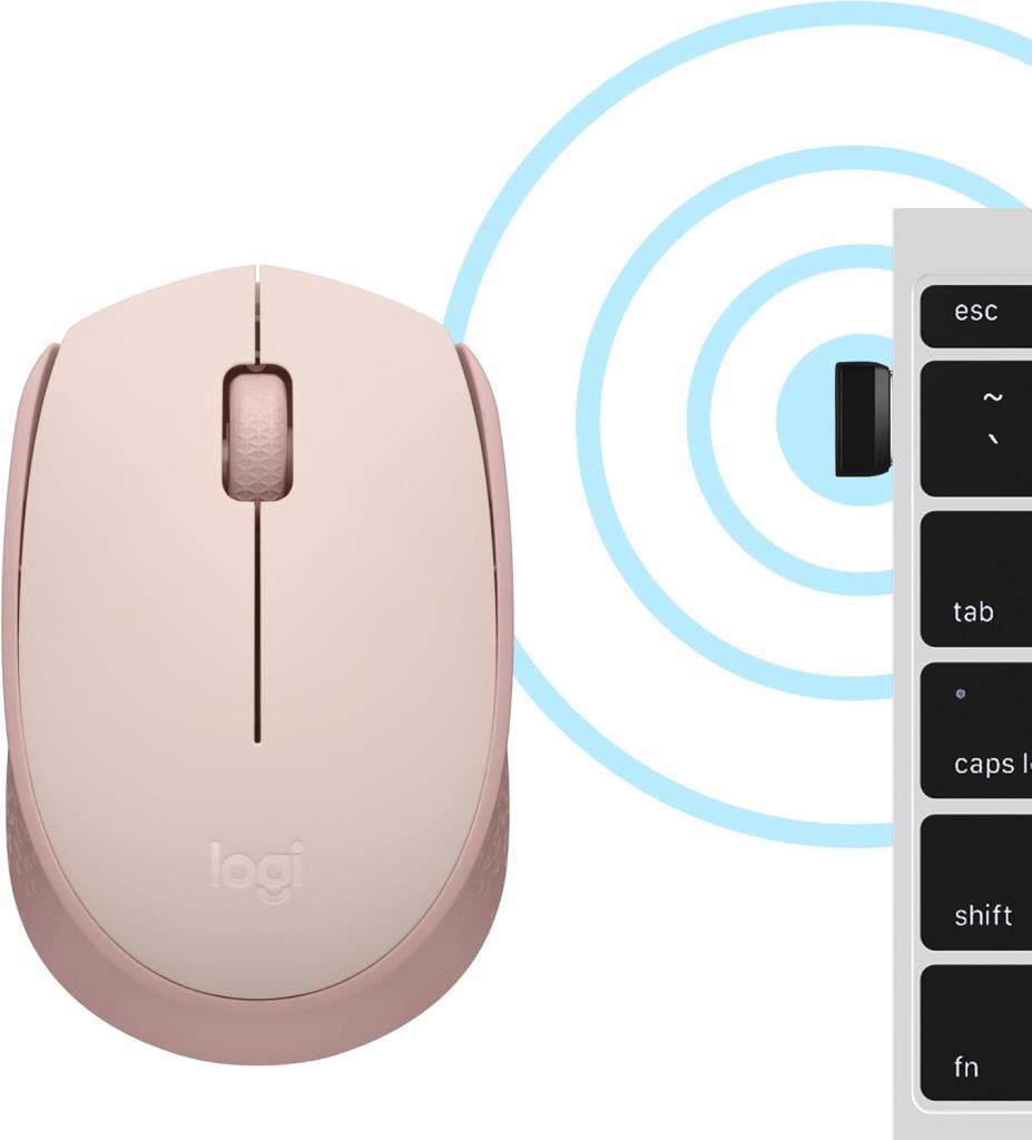 Logitech M171 910-006865 Pembe Optik Kablosuz Mouse Teşhir