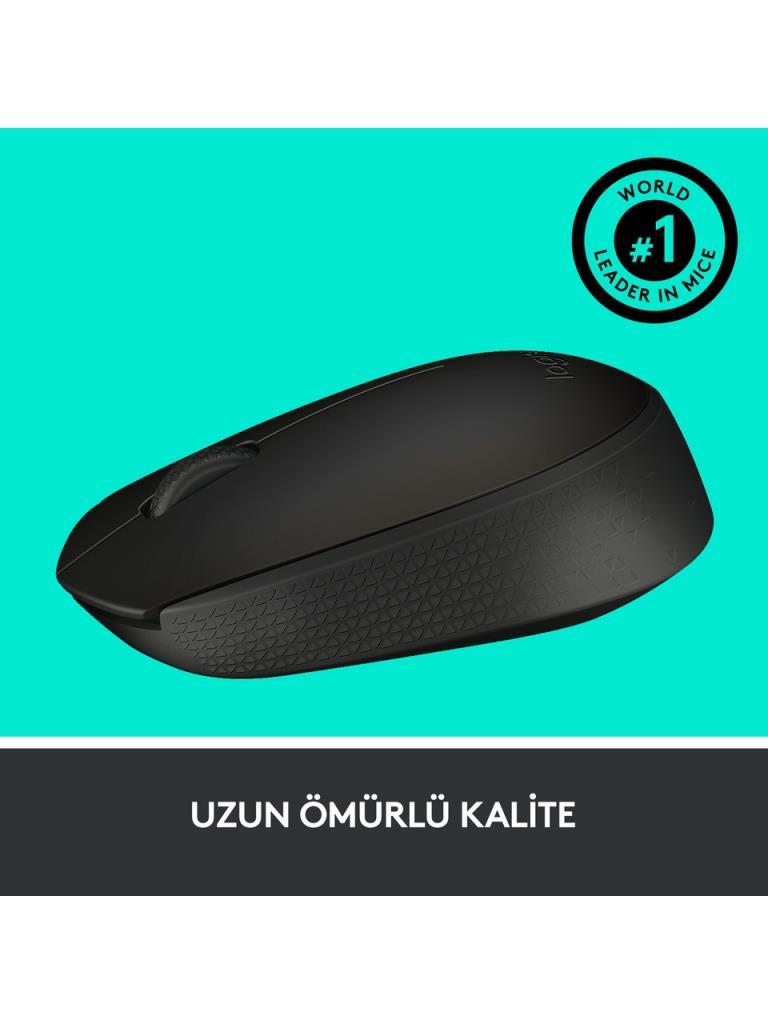 Logitech M171 910-004424 Siyah Optik Kablosuz Mouse Teşhir