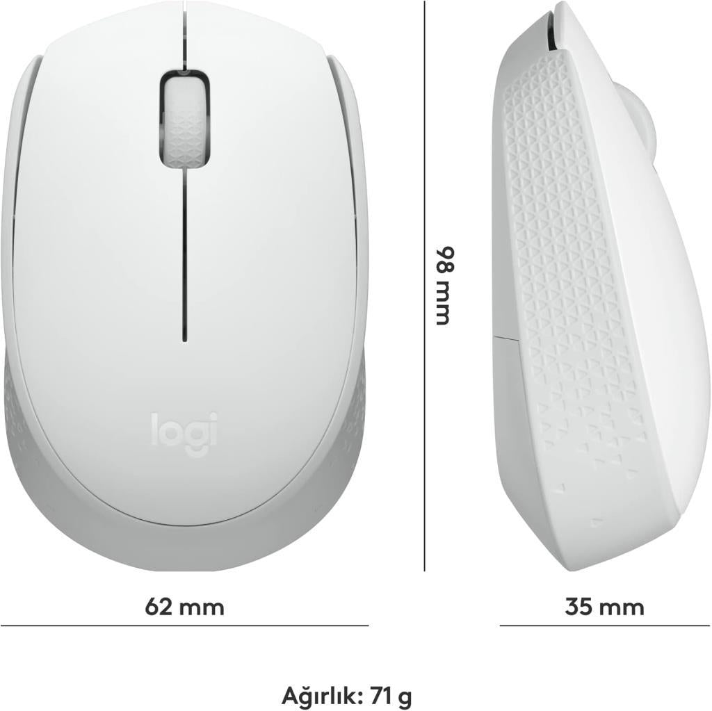 Logitech M171 910-006867 Beyaz Optik Kablosuz Mouse Teşhir