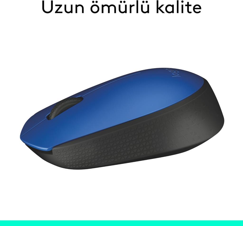 Logitech M171 910-004640 Mavi Optik Kablosuz Mouse Teşhir