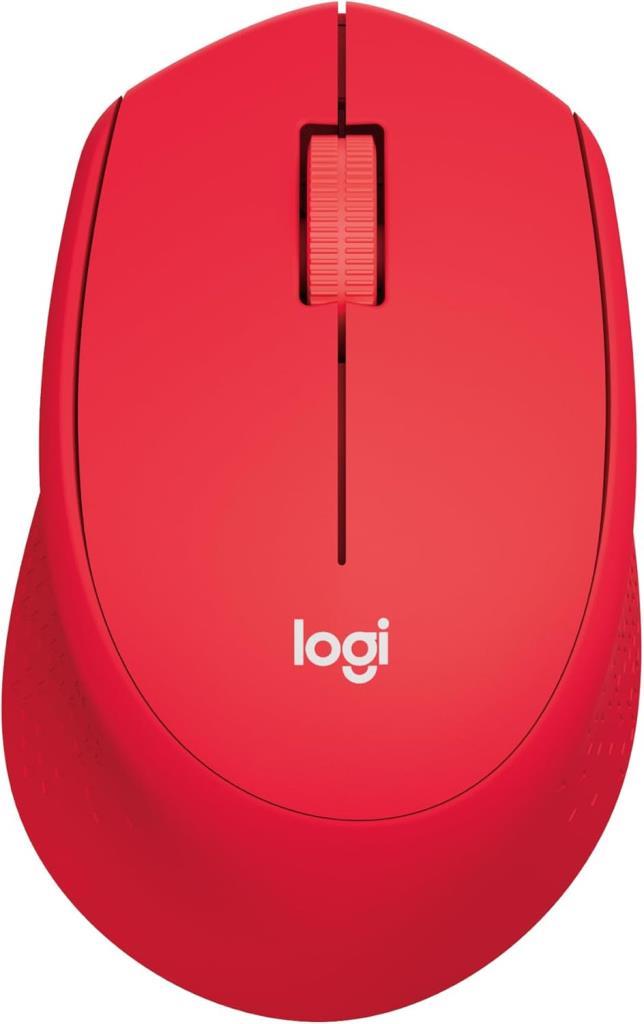 Logitech M330 Silent Plus 910-004911 Kırmızı Sessiz Optik Kablosuz Mouse