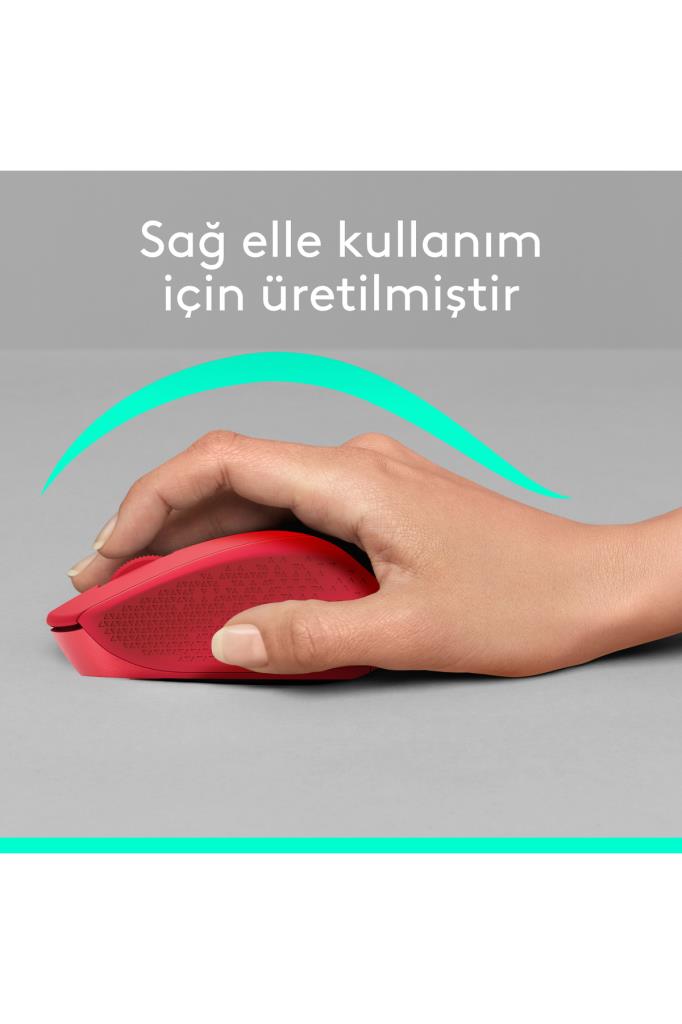Logitech M330 Silent Plus 910-004911 Kırmızı Sessiz Optik Kablosuz Mouse Teşhir