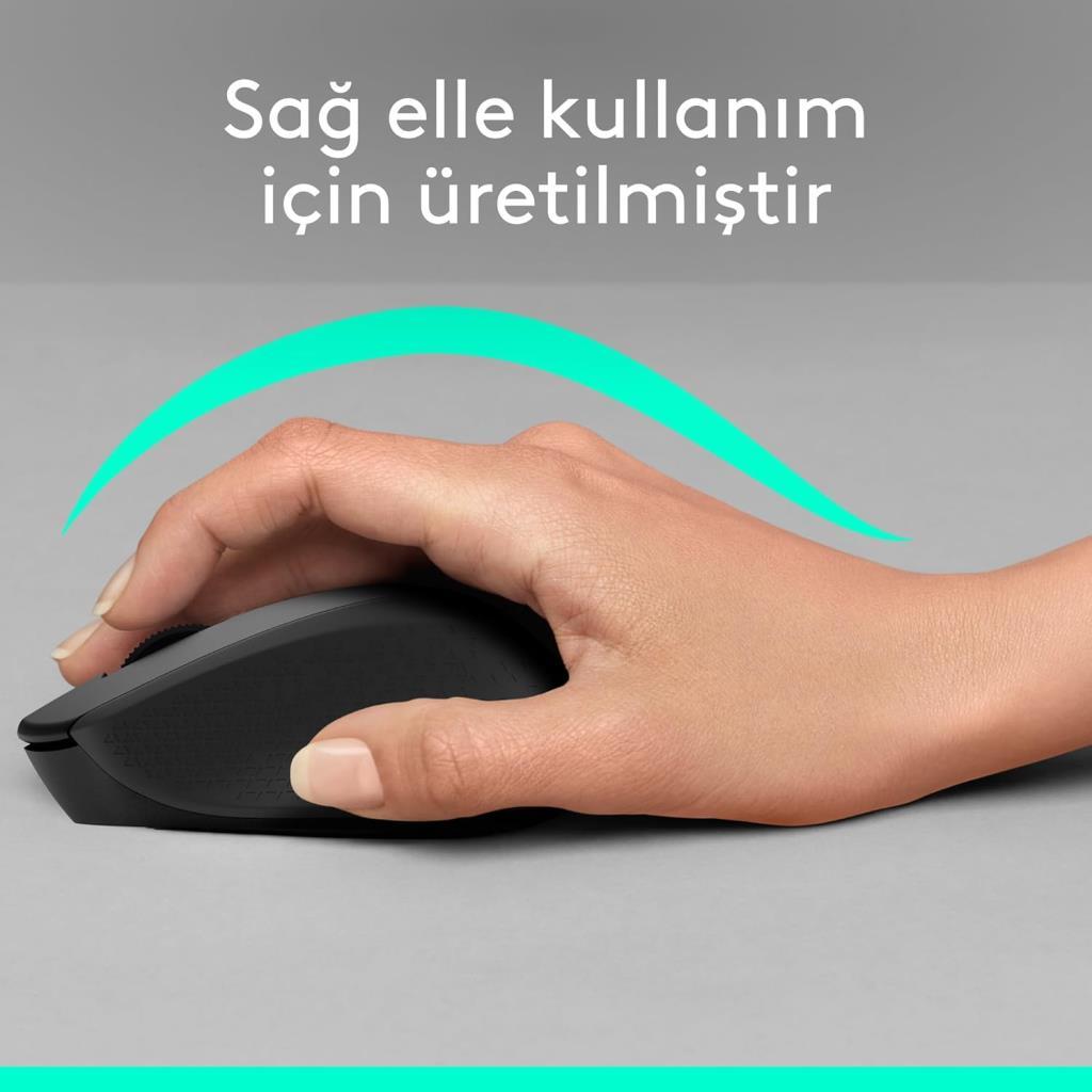 Logitech M330 Silent Plus 910-004909 Siyah Sessiz Optik Kablosuz Mouse- TEŞHİR