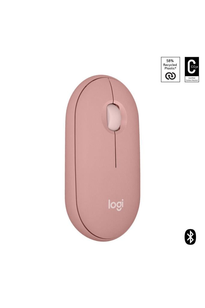 Logitech Pebble 2 M350S 910-007014 Pembe Sessiz Optik Kablosuz Mouse