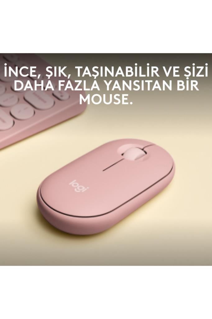 Logitech Pebble 2 M350S 910-007014 Pembe Sessiz Optik Kablosuz Mouse