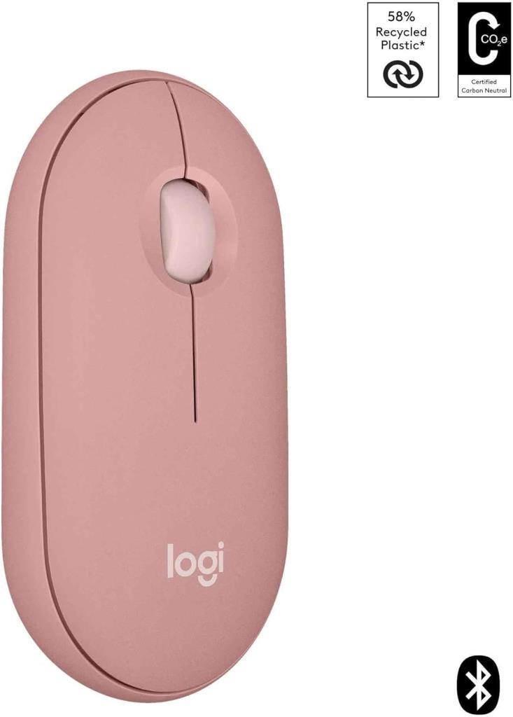 Logitech Pebble 2 M350S 910-007014 Pembe Sessiz Optik Kablosuz Mouse - Teşhir