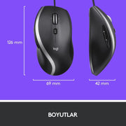 Logitech M500s 910-005784 Optik Kablolu Mouse Teşhir