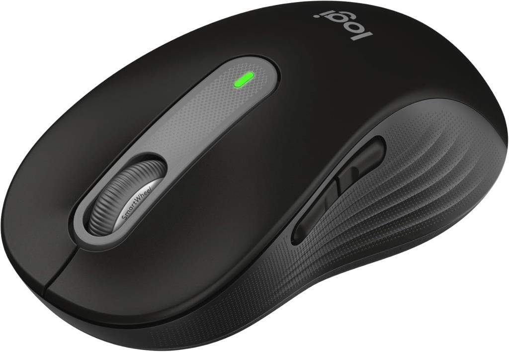 Logitech M650 Signature 910-006236 Siyah Sessiz Büyük Boy Sağ El Optik Kablosuz Mouse Teşhir