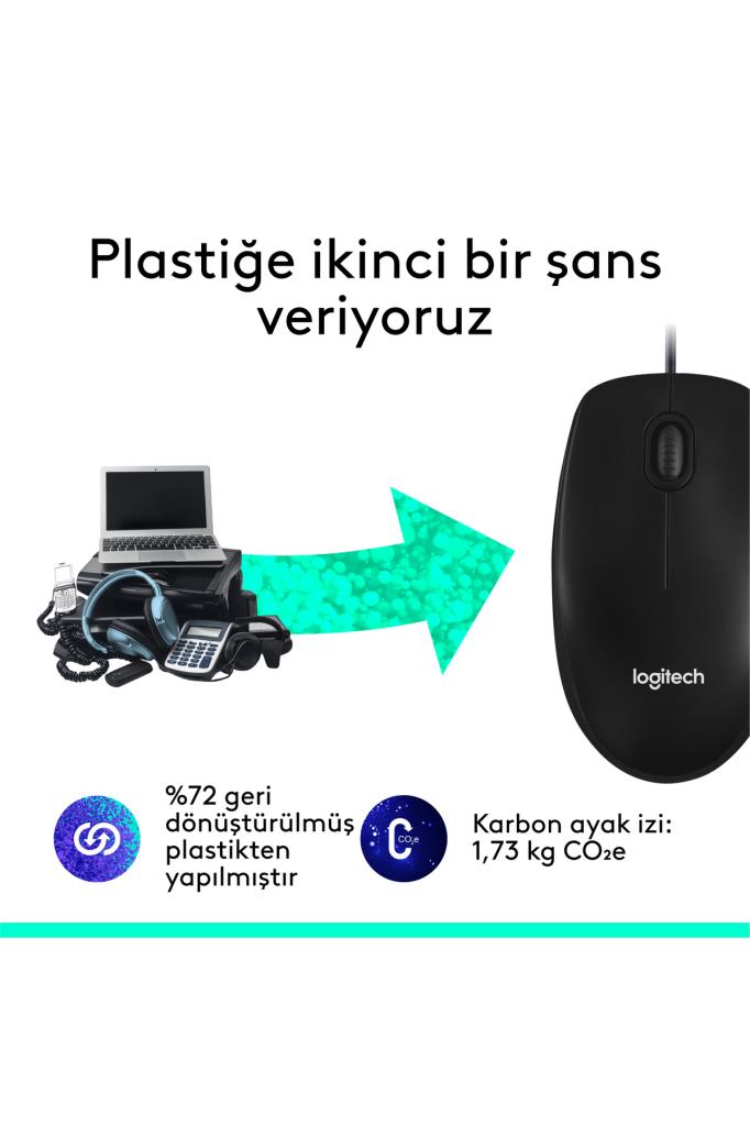 Logitech M90 910-001793 Optik Kablolu Mouse