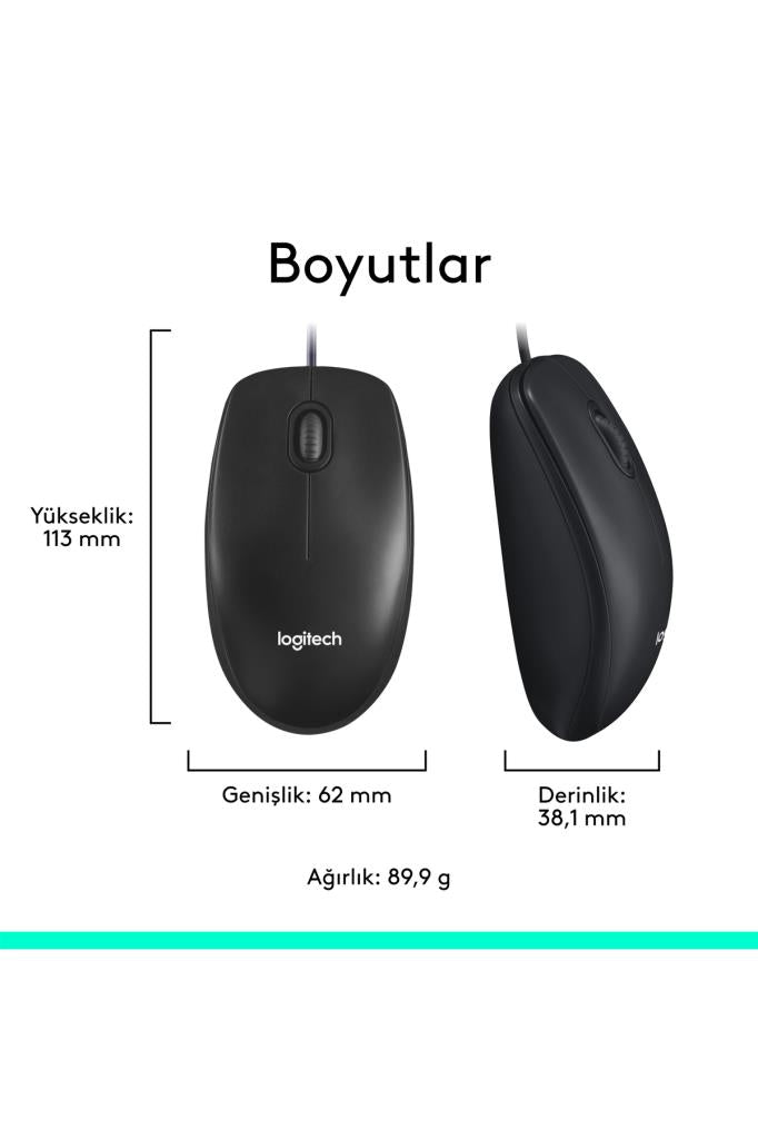 Logitech M90 910-001793 Optik Kablolu Mouse