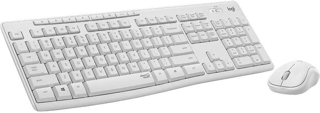 Logitech MK295 920-010089 Beyaz Sessiz Kablosuz Klavye Mouse Seti Outlet