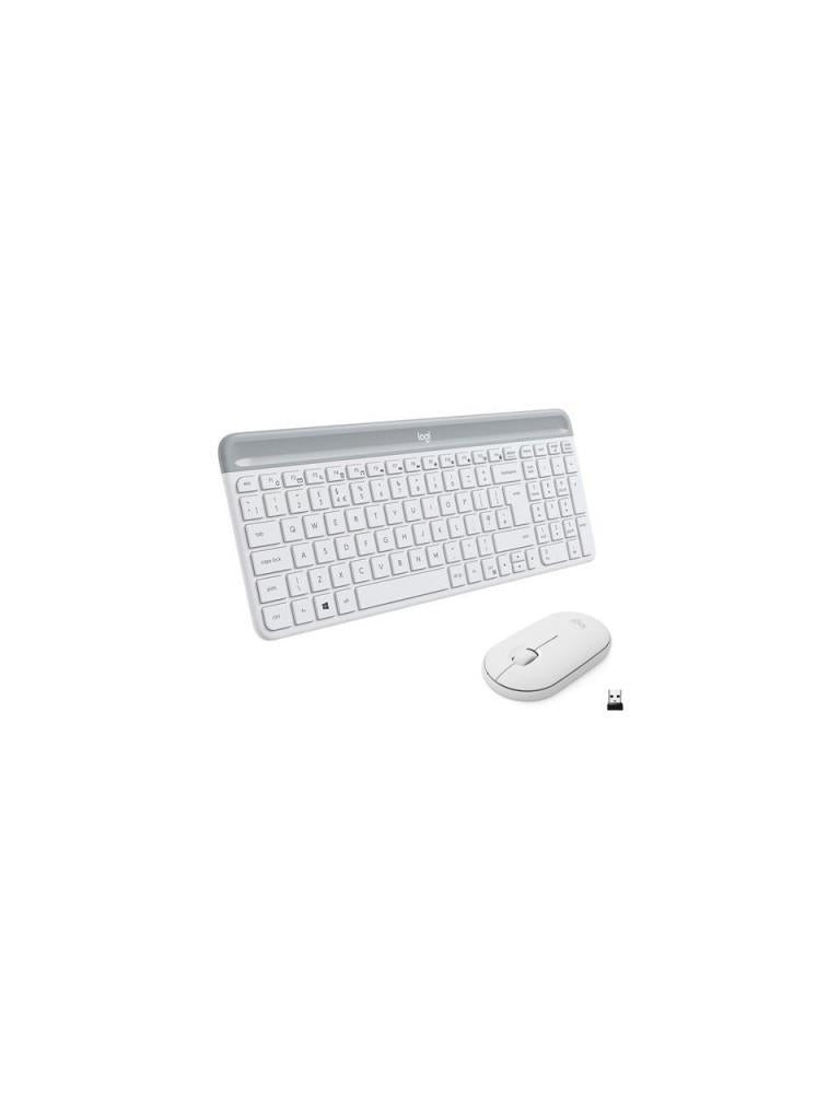 Logitech MK470 Beyaz Kablosuz Klavye Mouse Seti - Teşhir