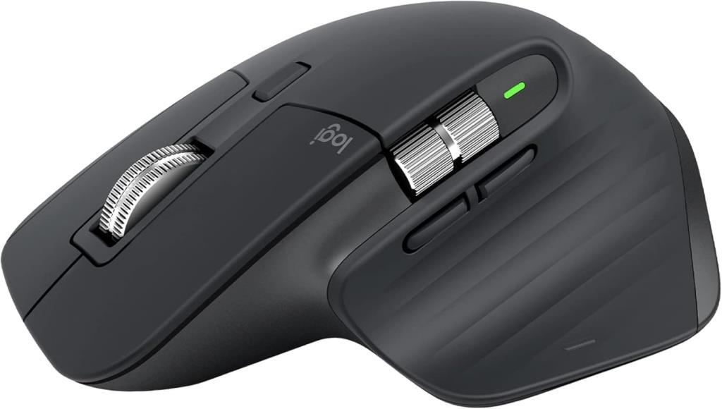 Logitech Mx Master 3S 910-006559 Siyah Şarjlı Sessiz Ergonomik Optik Kablosuz Mouse - TEŞHİR