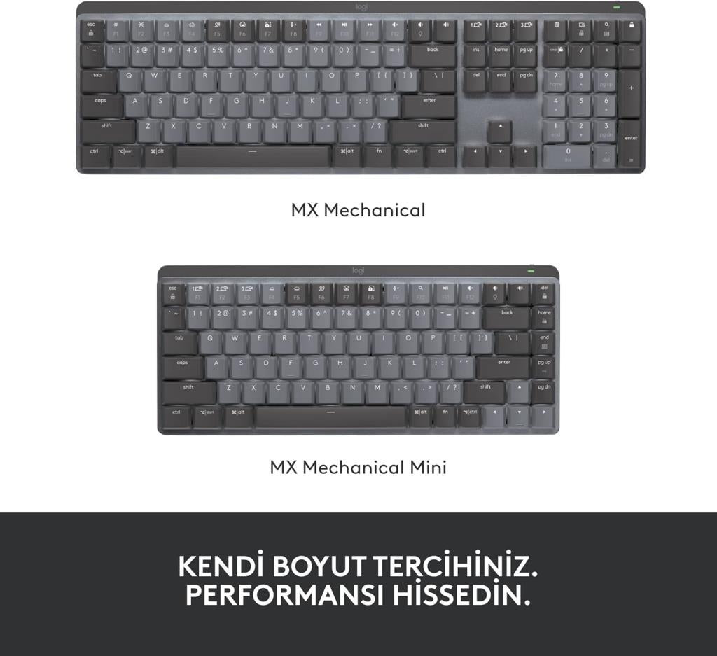 Logitech Mx Mechanical 920-010757 Kablosuz Mekanik Klavye - Outlet