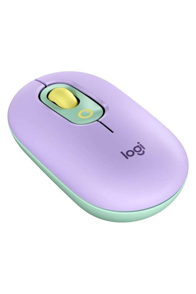 Logitech POP Emoji 910-006547 Lila Sessiz Optik Kablosuz Mouse Teşhir