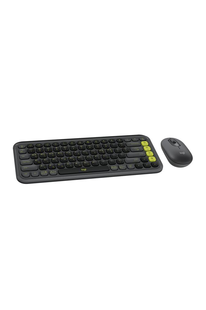 Logitech Pop Icon Combo 920-013075 Gri Kablosuz Klavye Mouse Seti Teşhir