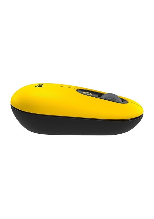 Logitech POP Emoji 910-006546 Sarı Sessiz Optik Kablosuz Mouse - outlet