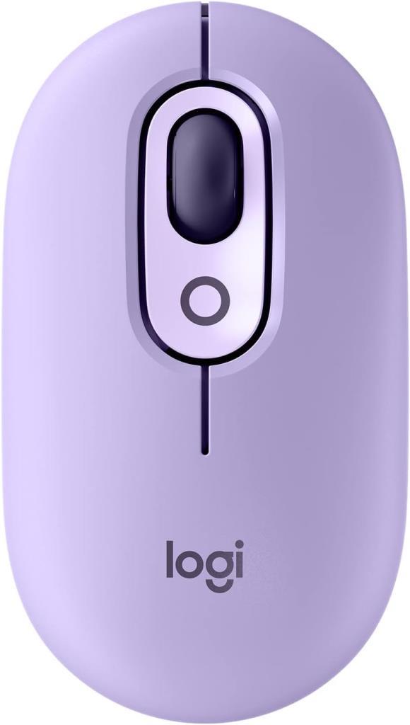 Logitech POP Emoji 910-006547 Lila Sessiz Optik Kablosuz Mouse Teşhir