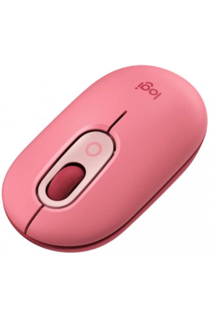 Logitech POP Emoji 910-006548 Pembe Sessiz Optik Kablosuz Mouse - Teşhir
