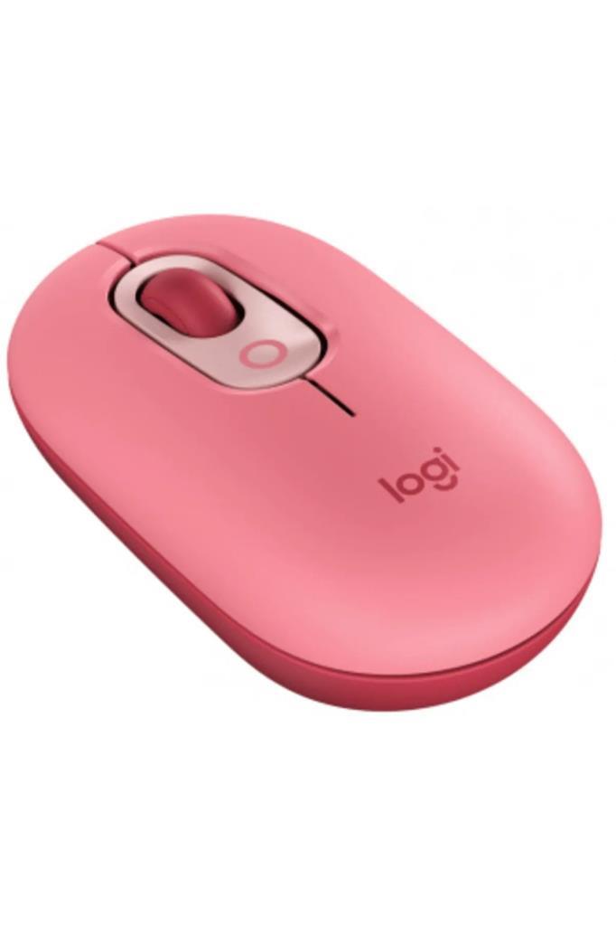 Logitech POP Emoji 910-006548 Pembe Sessiz Optik Kablosuz Mouse - Teşhir