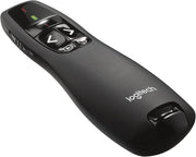 Logitech R400 Presenter, Usb Alıcı Üzerinden Kablosuz 2,4 Ghz Bağlantı, 15 M Menzil, Kırmızı Lazer İşaretleyici, Sezgisel Kullanım Elemanları, 6 Tuş, Pil Göstergesi, Pc - Siyah, İngilizce Ambalaj Outlet