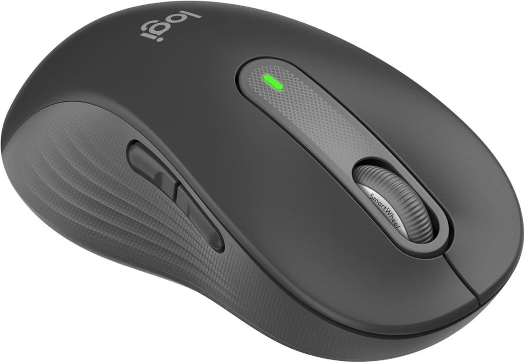 Logitech M650 Signature 910-006236 Siyah Sessiz Büyük Boy Sol El Optik Kablosuz Mouse Teşhir
