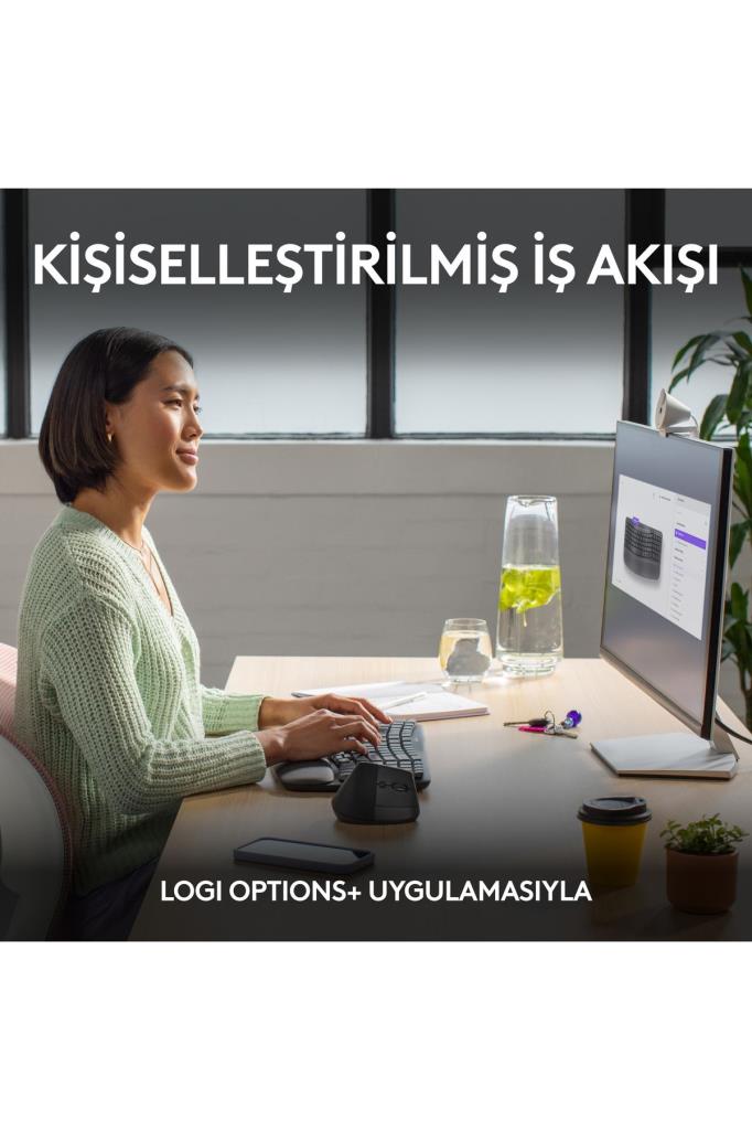 Logitech Wave Keys Kablosuz Dolgulu Avuç İçi Destekli Ergo