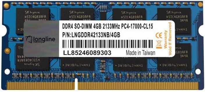 Longline 4 GB 2133 MHz DDR4 CL15 SODIMM LNGDDR42133NB/4GB Ram - OUTLET