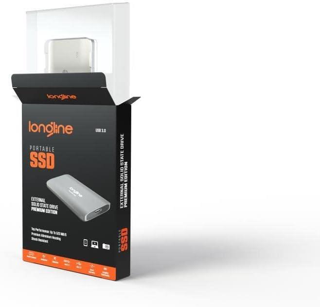 Longline 512GB Taşınabilir Portable SSD USB 3.0 Harici Disk - Outlet