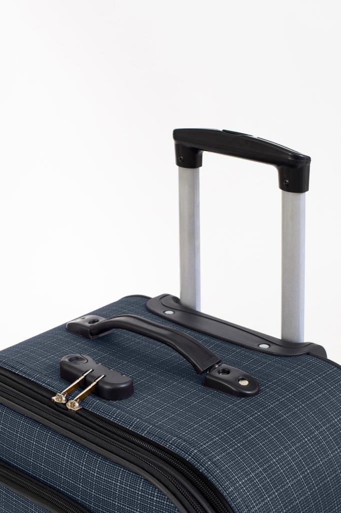 louisiana polo Büyük Boy 4 Teker Kumaş Valiz Lacivert 1081