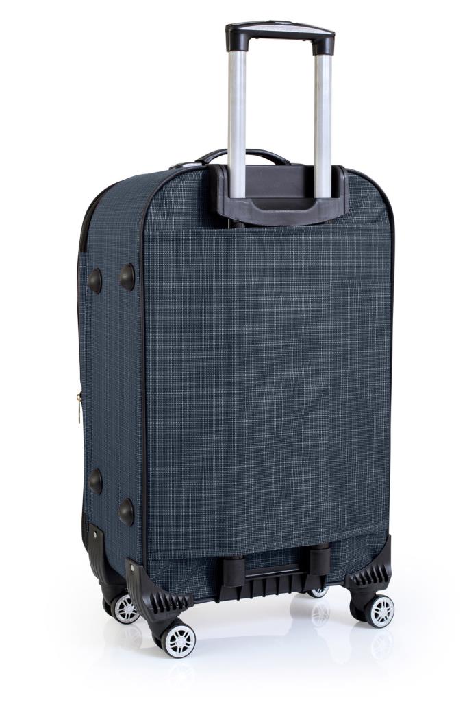 louisiana polo Büyük Boy 4 Teker Kumaş Valiz Lacivert 1081