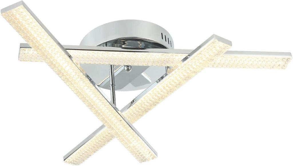 Lucea Fornovo 3lü Ledli Plafonyer 36w 3000k, Krom Teşhir