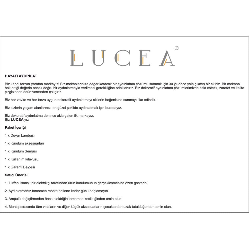 LUCEA Palmela 5 Lı Krom Plafonyer 5xe27