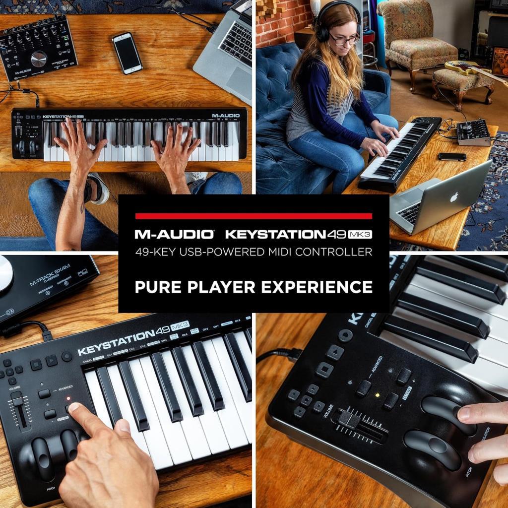 M-Audio Keystation 49 MK3 Midi Klavye - Teşhir