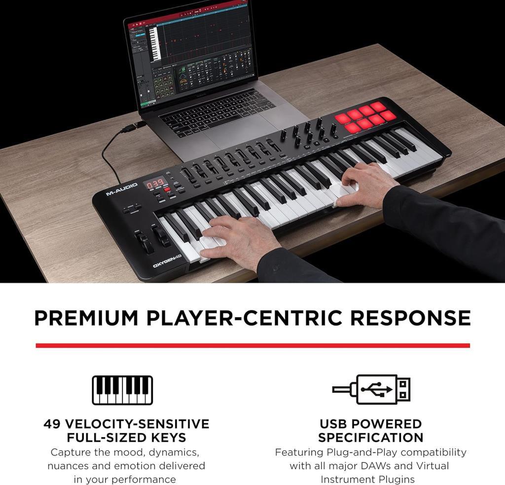 M-Audio Oxygen 49 MKV Midi Klavye - Teşhir