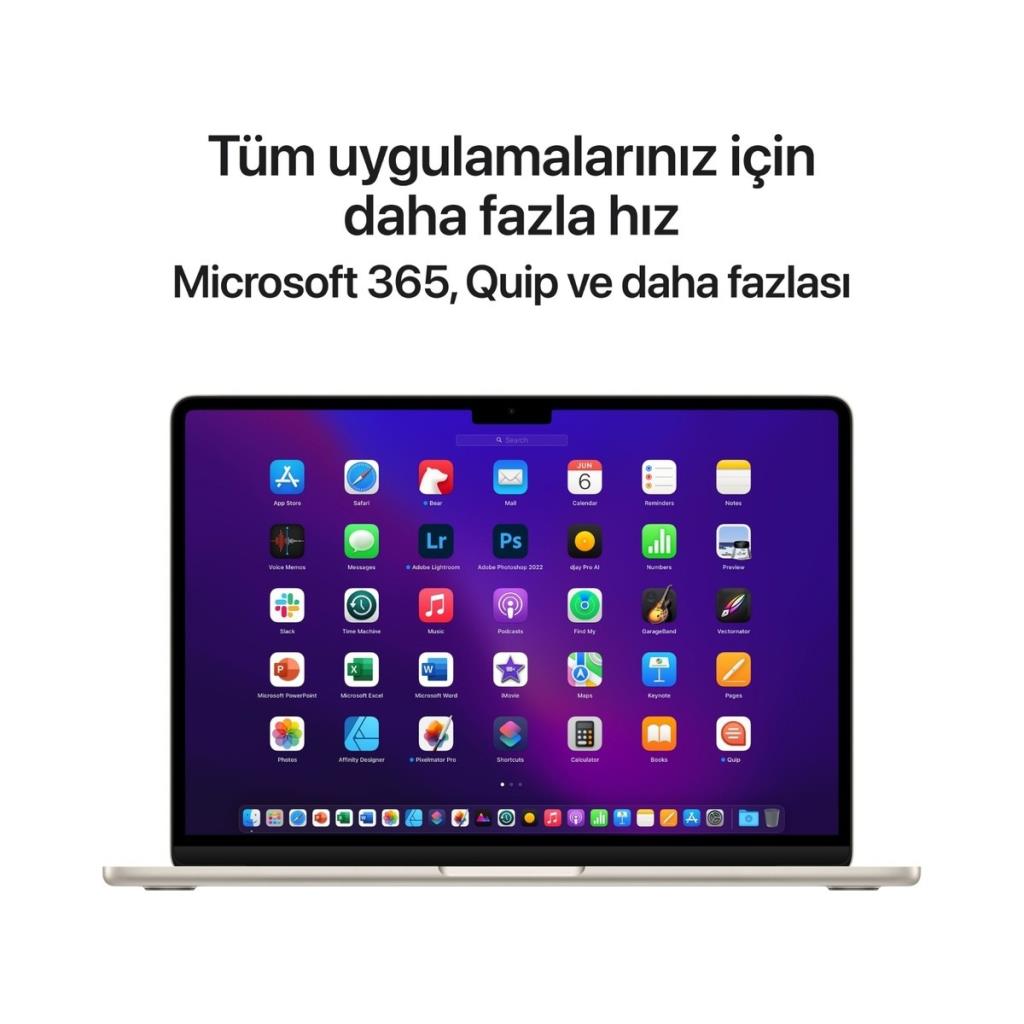 MacBook Air M2 16 GB 256 GB SSD 13.6" MC7W4TU/A Yıldız Işığı