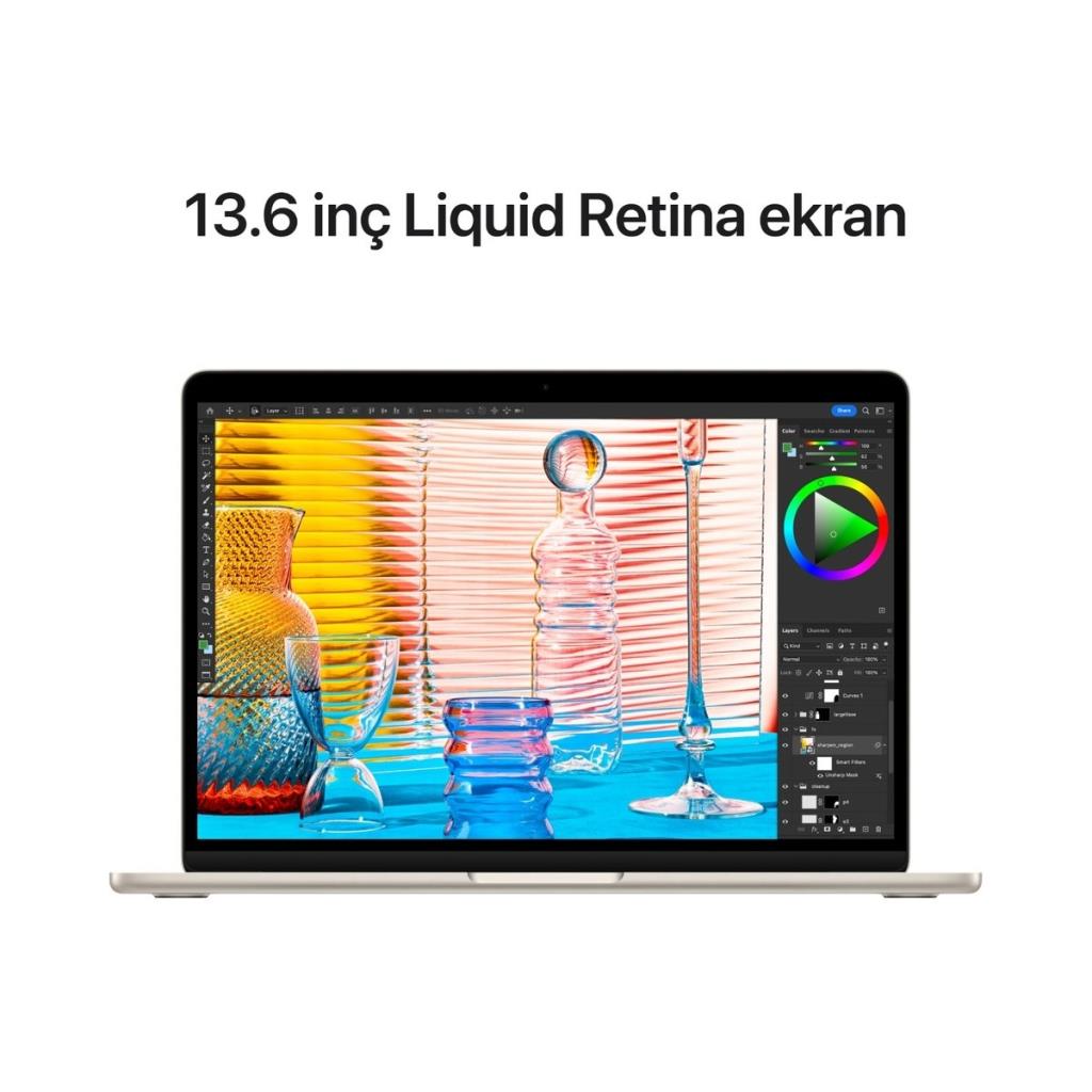 MacBook Air M2 16 GB 256 GB SSD 13.6" MC7W4TU/A Yıldız Işığı