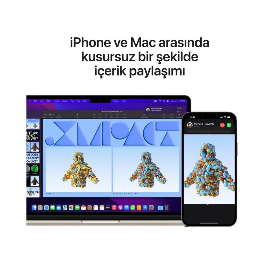 MacBook Air M2 16 GB 256 GB SSD 13.6" MC7W4TU/A Yıldız Işığı