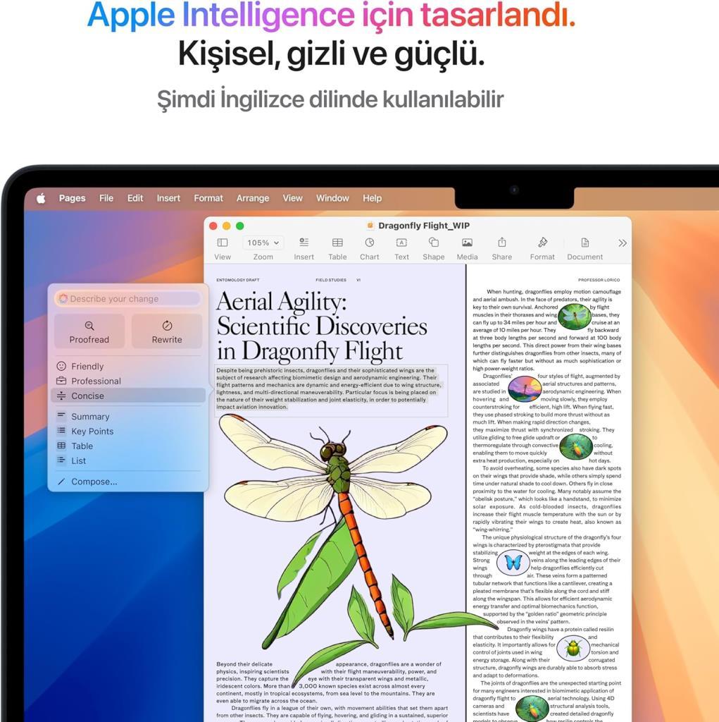 MacBook Air M4 16 GB 256 GB SSD 13.6" MW123TU/A Gece Yarısı Outlet (Açıklamayı Okuyunuz)