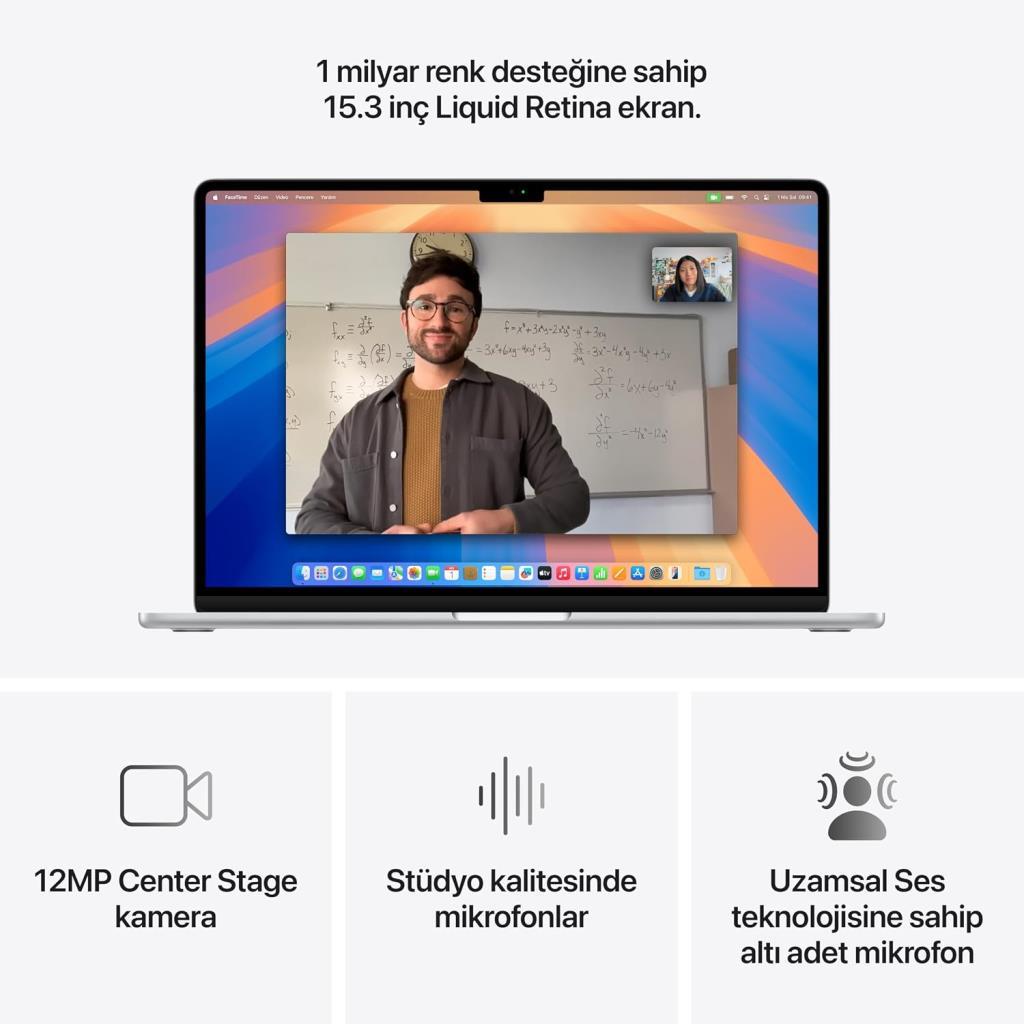 MacBook Air M4 24 GB 512 GB SSD 15.3" MC6L4TU/A Gece Yarısı Outlet