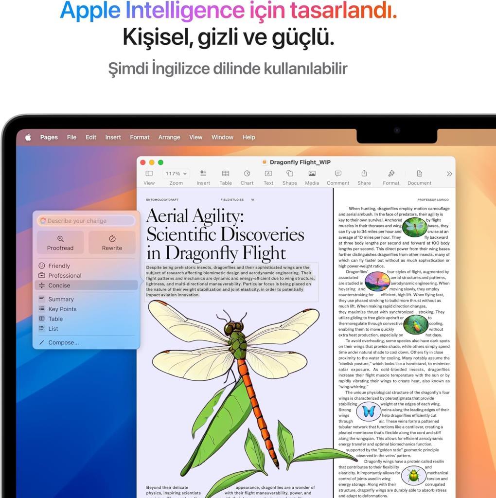 MacBook Air M4 16 GB 512 GB SSD 15.3" MW1H3TU/A Gümüş Outlet (Açıklamayı Okuyunuz)