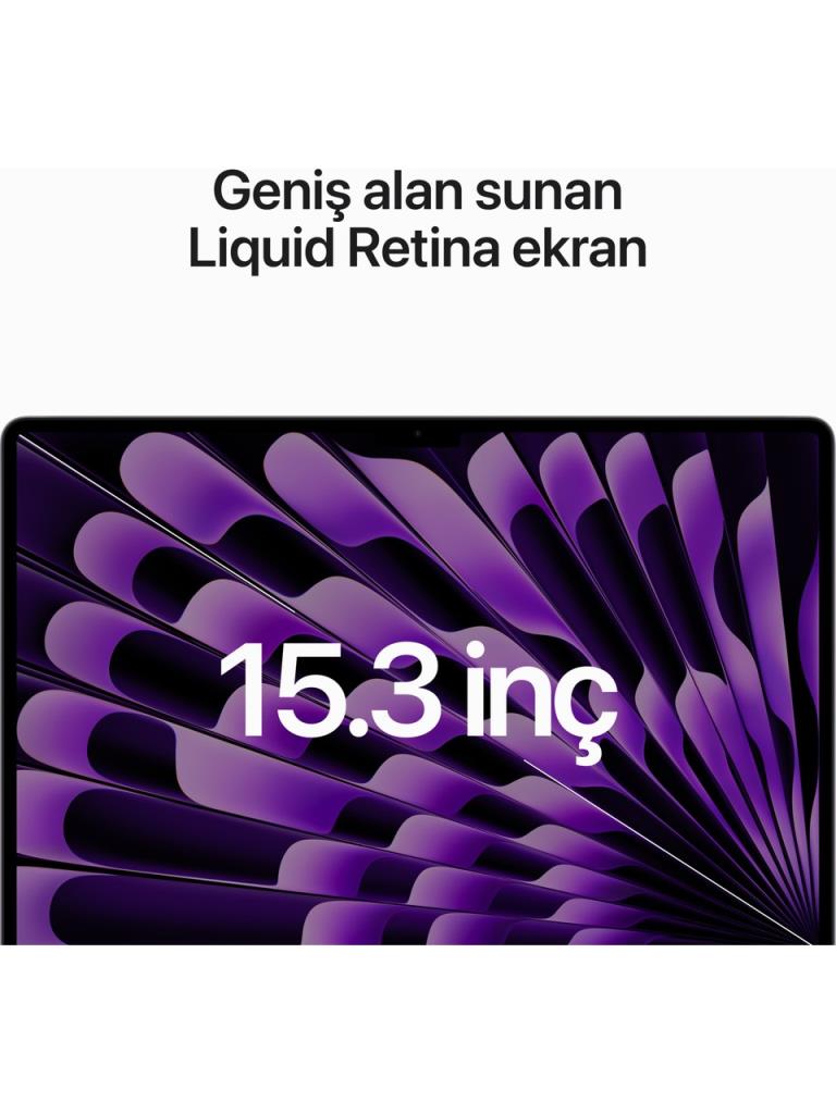 MacBook Air M2 8 GB 256 GB SSD 15.3" MQKP3TU/A Uzay Grisi - OUTLET (12 Ay İthalatcı Garantili)