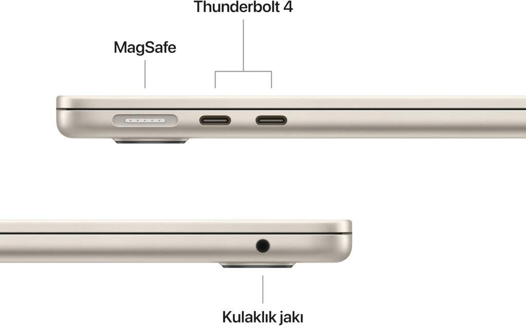 MacBook Air M4 16 GB 256 GB SSD 13.6" MW0Y3TU/A Yıldız Işığı (Apple Türkiye Garantili)